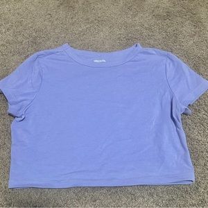 Purple crop top
